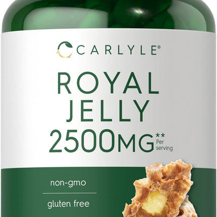 Carlyle Royal Jelly Supplement | 120 Capsules | | Traditional Herbal Formula | Non-GMO and Gluten Free
