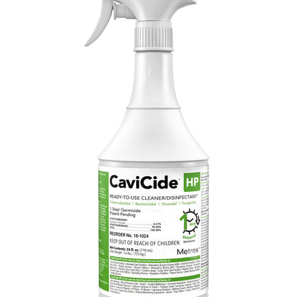 Metrex CaviCide HP Hydrogen Peroxide Disinfectant, 24 Oz Spray, 1 Count