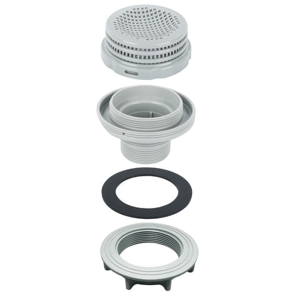 10746 （4 piece set）Strainer for Intex pool replacement parts, includes pool large filter parts 10744 10256 10255 threaded filter connector nut washer