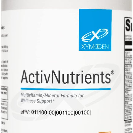 XYMOGEN ActivNutrients - Multivitamin & Multimineral Formula - Wellness, Immune & Energy Support - Active B Vitamins & Chelated Minerals - Vegetarian, Non-GMO & Gluten Free - 120 Count