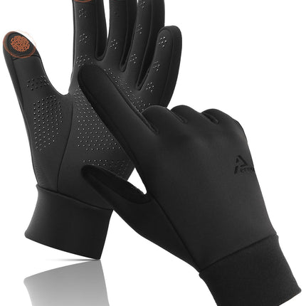 Aerynx Winter Gloves Women Men Cold Weather Thermal Warm Touch Screen 3-Layers Liner Glove, Windproof for Running, Cycling, Biking, Hiking, Driving, Walking, Typing, Gaming X2