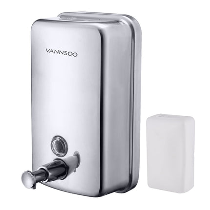VANNSOO Commercial Soap Dispenser Wall Mount Stainless Steel, 37 fl.oz.