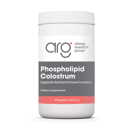 Allergy Research Group ARG Phospholipid Colostrum Powder - Bovine Colostrum Supplement - Immune & Gut Health Support - Sunflower Phospholipid Delivery - Hypoallergenic - 60 Servings - 300 g