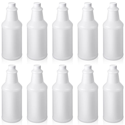 Honeydak 10 Pcs Chemical Resistant 32 oz Bottles, Hdpe Plastic