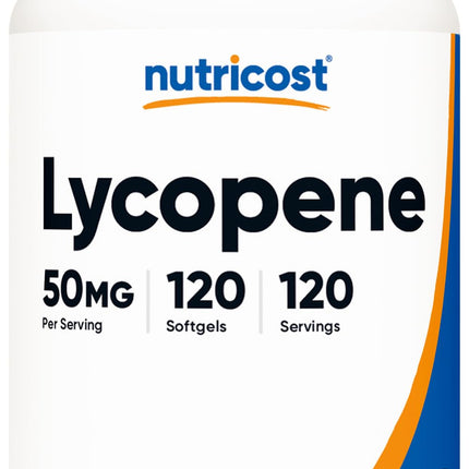 Nutricost Lycopene 50mg Softgels (120 Softgels)
