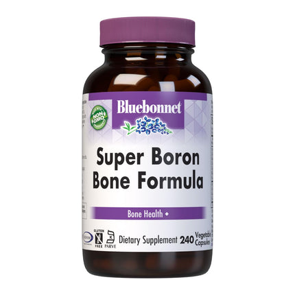 Bluebonnet Super Boron Bone Formula Vegetarian Capsules, 240 Count, White (743715002227)