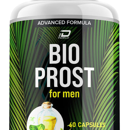 Indelo Bio Prost Supplement for Men – BioProst Pills Advanced Formula, Supplements Bio Prost for Men Health Supplement, Reviews (1 Pack - 60 Capsules)