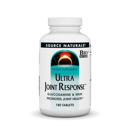 Source Naturals Ultra Joint Response, Glucosamine & MSM, Promotes Joint Health* - 180 Tablets
