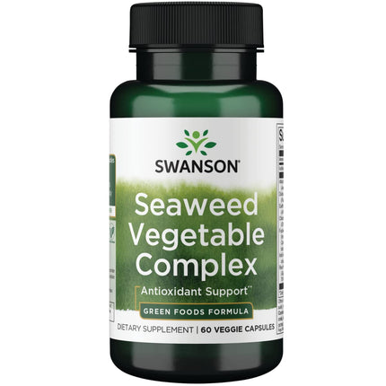 Swanson GRN Seaweed Vegetable CMPLX 60VEG CP