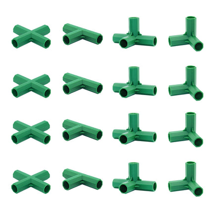 Bykswil Fitting 16MM Stable Support Greenhouse Frame Building Connector