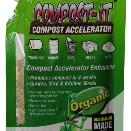 Compost-It Compost Accelerator/Starter 100g Spout Pack for All Composting Systems, (100% Natural Concentrate)