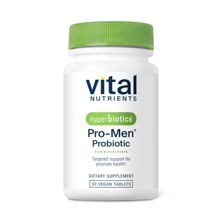 Hyperbiotics Vital Nutrients Pro Men Probiotics | Advanced Probiotics for Men | Clinically Studied for Prostate Health, Digestive Balance and Gut Health* | Gluten, Dairy, Soy Free | 30 Vegan Tablets