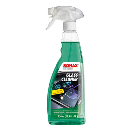 SONAX Glass Cleaner 338400 | Powerful Streak Free Formula for Crystal Clear Windows and Mirrors | Easily Removes Dirt Grease and Grime | Safe for Automotive and Household Use | 750ml