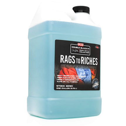 P&S Professional Detail Products - Rags to Riches - Premium Microfiber Detergent, Deep Cleans and Restores, Safe on All Fabrics, Highly Concentrated, Next Generation Cleaning Technology