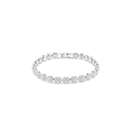 Swarovski Una Angelic Bracelet with White Crystals on a Rhodium Plated Setting