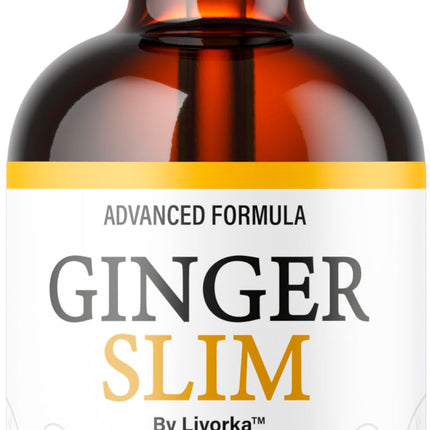 Ginger Slim Drops - Official GingerSlim Droppers Supplement Premium Formula, Ginger Slim All Natural Liquid Support Advanced Formula Healthy Drops Reviews, 1 Bottle for 1 Month