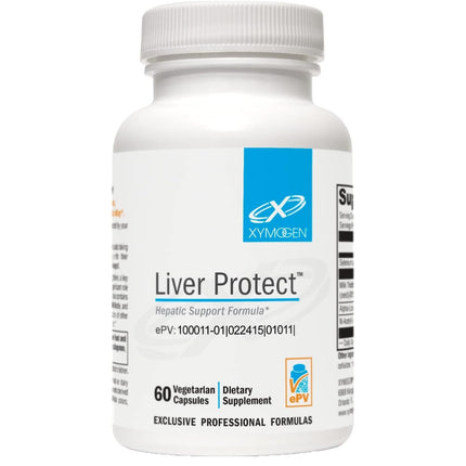 XYMOGEN Liver Protect - Liver Health & Antioxidant Support Supplement* - Milk Thistle, Alpha-Lipoic Acid, NAC & Selenium - Gluten-Free & Vegetarian - 60 Capsules