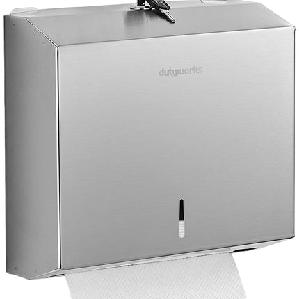 DUTYWORKS Commercial Paper Towel Dispenser, 304 Stainless Steel