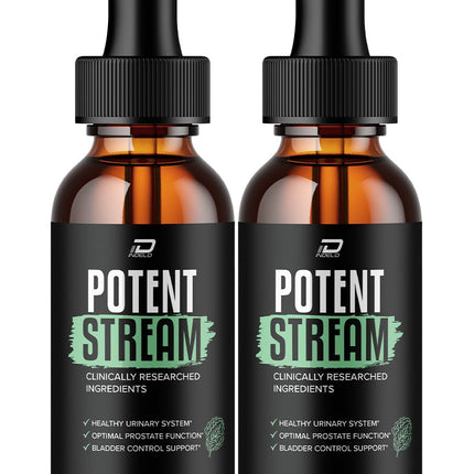 Indelo Potent Stream Drops for Health - Potent Stream Supplement, Maximum Strength Potent Streame Droppers, 2024 New Improved Formulation, (2 Pack - 2 Month Supply)