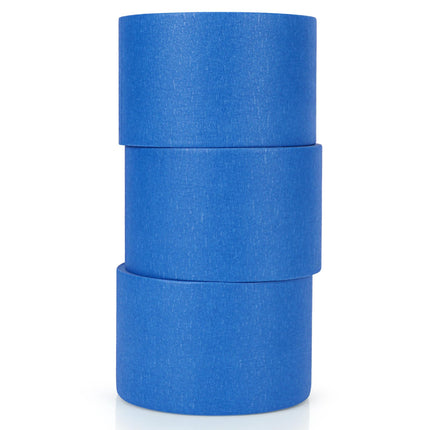 NEOACT 3 Rolls Blue Painters Tape 3 Inches,55 Yards Masking Tape No Residue Blue Tape Wide Roll for Wall Painting,Home Improvement,Packing,DIY Craft Arts