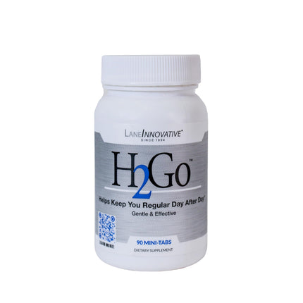 Lane Labs - H2Go, Helps Relieve Constipation and Irregularity, Gentle and Effective, Natural Mineral Supplement, Supports Colon and Digestive Health, No Artificial Irritation (90 Mini-tabs)