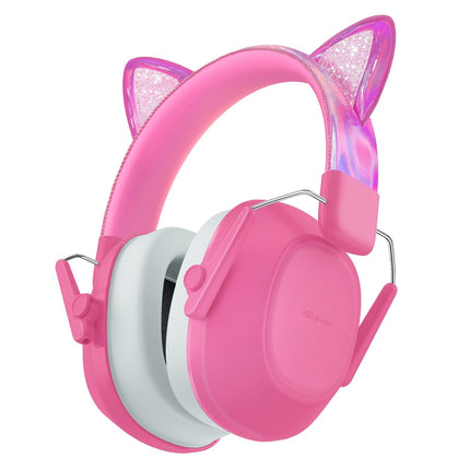 iClever Noise Cancelling Headphones for Kids, SNR 29dB Safety Noise Reduction Ear Muffs for Autism Sensory &Concentration Aid, Ear Hearing Protection for Fireworks/Event/Monster Jam/Concert