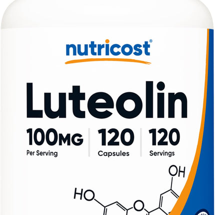 Nutricost Luteolin 100mg 120 Capsules - Vegetarian Friendly, Non-GMO, Gluten Free