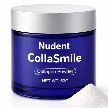 Nudent Collagen Powder, Nano-Hydroxyapatite Teeth Powder, Smile Strengthening Collagen, Strengthens Gums & Enamel, Gentle Formula for Gums, Improve Overall Gum Strength, 50g (1)