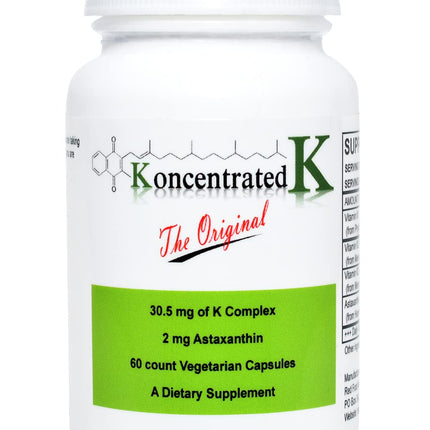 Koncentrated K, 30.5 MGS of Ks, 2 milligrams Astaxanthin