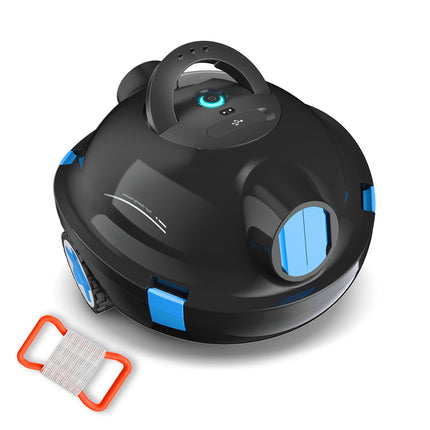 Cordless Robotic Pool Vacuum, Long Runtime Automatic Pool Cleaner, Powerful Suction for Above Ground & Inground Pools up to 1150 Sq.Ft, Self-Parking Pool Robot Vacuum for Leaves & Debris