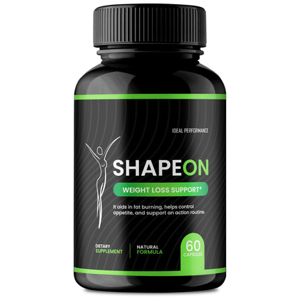 ShapeOn Capsules, Official ShapeOn Supplement Pills with All Natural Ingredients - Maximum Strength, Advanced Formula Overall Health & Wellness, Premium Shape-On Support Reviews (60 Capsules)