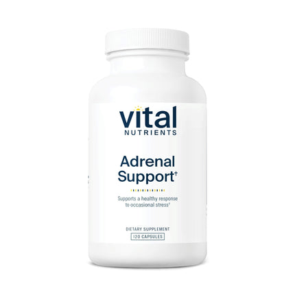 Vital Nutrients Adrenal Support - Adrenal Support Supplements for Gland Function and Cortisol Management - Supports Energy and Stress Levels - Gluten, Dairy, Soy Free - 120 Capsules