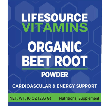 LifeSource Vitamins Beet Root Powder - Organic 10 oz - 57 Servings - US California Beets - Non-GMO