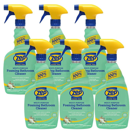 Zep Home Pro Multi-Purpose Foaming Bathroom Cleaner - 32 Fl. Oz. - R53106 - Pro Trusted Cleaning Power: Now in Refreshing Scents & Family Friendly Formulas (6)…