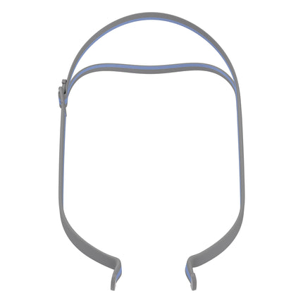 Resmed AirFit P10 Headgear with Clip - Replacement CPAP Headgear - Frame System & Nasal Pillows Cushion Not Included - Blue
