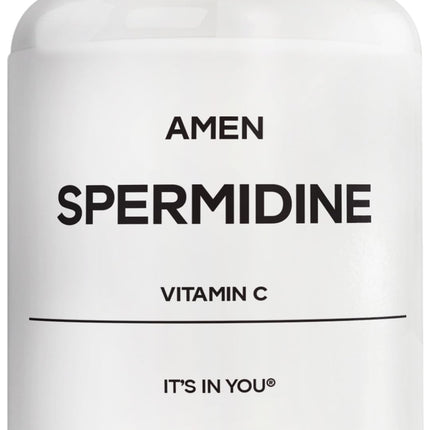 Amen Spermidine, Trihydrochloride, Vitamin C, Vegan, 30 Capsules