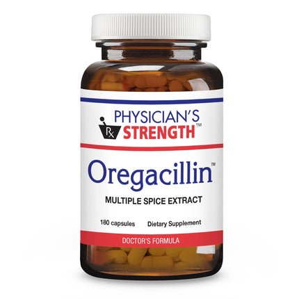 Physician's Strength Oregacillin - 180 Capsules - Multiple Spice Extract - Respiratory Health Support - 180 Servings