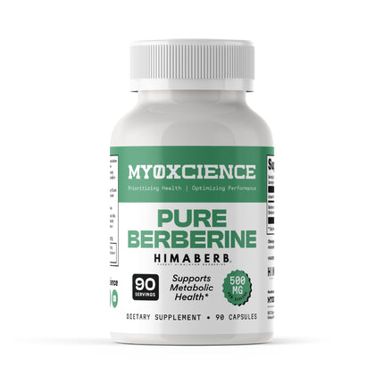 MYOXCIENCE Pure Berberine Himaberb | 500 mg of Berberine HCl per Serving | 90 Servings