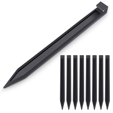 CAIGAIC Landscape Stakes 30 Pack, 10 Inch Garden Landscape Anchoring Stakes for Terrace Board, Landscape Edging Coil, Grass Barrier, Bender Board, Garden Liner