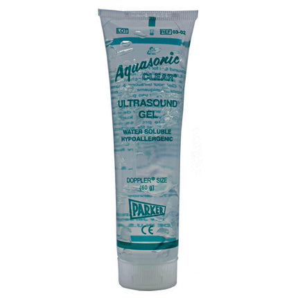 Aquasonic Clear Ultrasound Gel, 60 g Doppler Tube, 2 Pack