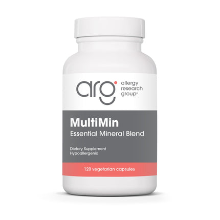 Allergy Research Group ARG MultiMin - Multi Mineral Supplement - Comprehensive Nutrient Blend for Daily Support - Hypoallergenic & Vegetarian - 120 Servings - 120 Capsules