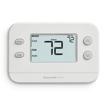Honeywell Home Non-Programmable Thermostat, Single-Stage, 1 Heat/1 Cool Compatibility, X1N, White