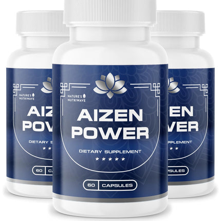 AizenPower – Original Formula Capsules – 60 Ct, 3 Month Supply