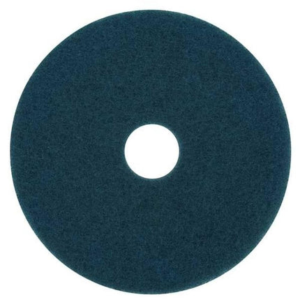 3M Cleaner Floor Pad 5300, 20" Diameter, Blue (Case of 5)