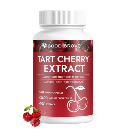 GoodGrove Tart Cherry Extract Capsules, Tart Cherry Capsules, 60 Count