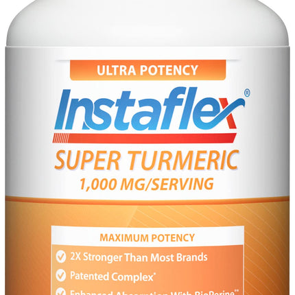 Instaflex Super Turmeric - 1000mg Turmeric Curcumin with BioPerine, Black Pepper Extract, 95% Curcuminoids, 30 Count