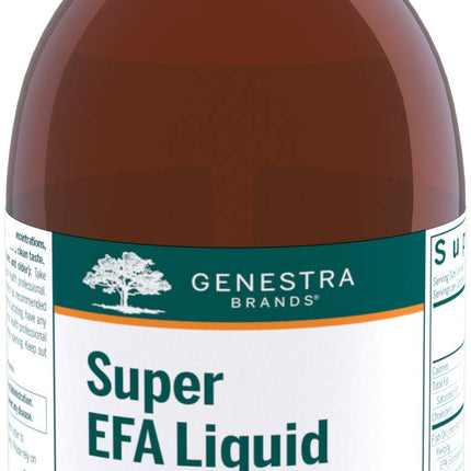 Genestra Brands Super EFA Liquid | Supports Cardiovascular Health, and the Development of Brain, Eyes, and Nerves in Children* | 6.8 Fl Oz | Natural Orange Flavor