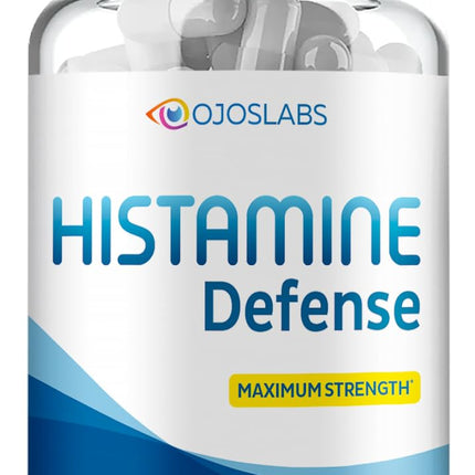 OjosLabs Advanced Histamine Defense - Natural D-Hist Supplement to Block Histamine Intolerance - 120 Capsules