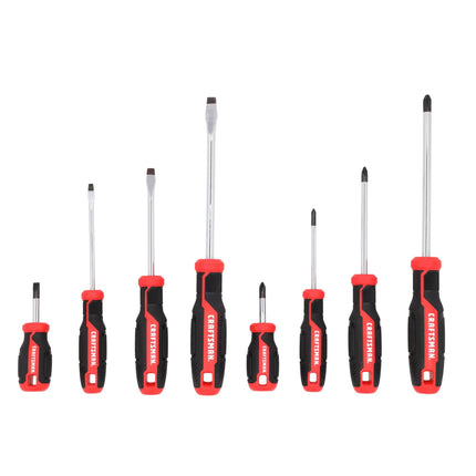 CRAFTSMAN Screwdriver Set, 8 Pc, Flat Head and Phillips Screwdrivers (CMHT65130)