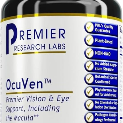Premier Research Labs OcuVen - Lutein and Zeaxanthin Supplement, Eye Health Vitamins for Adults & Seniors, Vision Supplements, Macular Health, Eye Care - 60 Vegetarian Capsules